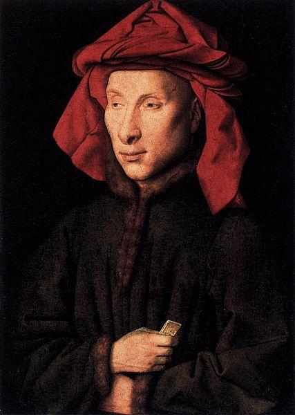 Jan Van Eyck Portrait of Giovanni Arnolfini oil painting image